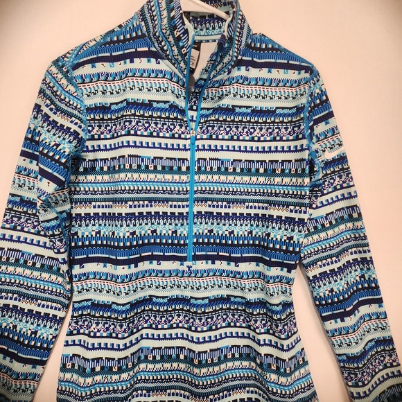 Nike Pro Dry-Fit Women's Multicolor 3/4 Zip Pullover Size M - Picture 4 of 10